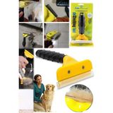 Munico Kedi & Köpek 10 cm Tüy Toplayıcı Metal Fırçalı Tarak Büyük Irkları Full Bakım Pet Temizlik Tarağı