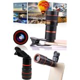 Munico Klipsli Tüm Telefonlara Uyumlu Optik Zoom Hd Teleskop Kamera Lens Kamera Optik Zoom Lens Kiti 8x Pro