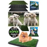 Munico Konforlu ve Hijyenik: Yıkanabilir Büyük Boy Köpek Tuvaleti Pratik Temizlik: Köpek Çim Pedi 64x50 cm