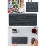 Munico Laptop & Pc Için Kablosuz Bluetooth Klavye Çoklu Cihazlar Mini Tuş Takımı Siyah Mac Windows Klavye