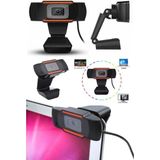 Munico Pc Laptop Zoom Skype Için Mikrofon ile Mikrofon Web Kamera ile 1080P Hd USB Webcam Kamera Siyah Pro