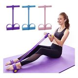 Munico Pedallı Çekme Aleti Saplı Direnç Bandı Çok Fonksiyonlu Elastik Yoga Mekik Çekme Ipi