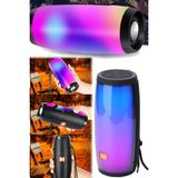Munico Renkli LED Işıklı Bass Box Bluetooth Hoparlör Stereo Aux Özellikli Dönen Speaker