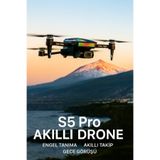 Munico S5 Pro Drone Optical Flow ve Engel Algılama Sistemli 360° Roll Hareketli, Uzun Menzilli Profesyonel
