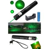 Munico Şarj Edilebilir Profesyonel Outdoor Güçlü Yeşil Lazer Metal Kasa Büyük Lazer Anahtarı Kutulu Set Pro