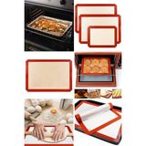 Munico Tüm Fırınlara Uyumlu Silikon Çok Amaçlı Geniş Fırın Matı Kurabiye Kek Pişirme Matı 30*40 cm Paspas