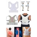 Munico Unisex Bel Kemeri Manyetik Spor Korse Dik Duruş Korsesi Manyetik Bel Omuz Sırt Desteği Korse Düz Pro