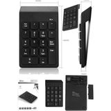 Munico USB Alıcı 2.4g Kablosuz Mini Sayısal Tuş Takımı Klavye Dizüstü Masaüstü Pc Için Mini Kablolu 18 Tuş
