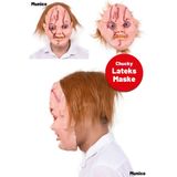 Munico Yetişkin Chucky Korku Maskesi – Silikon, Saçlı, Cadılar Bayramı ve Cosplay Kostüm Aksesuarı