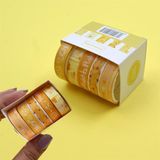 Munis Dekoratif Bant Kağıt 5 Li Rulo Kutulu - Cheese Pudding
