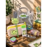 Munis Sevimli Hayvan Temalı Kırtasiye Seti / Peluş Kalem Kutusu, Hbkalem, Silgi, Washi Bantlar, Kalemtıraş - Pudra Pembe