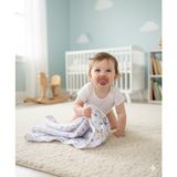 Munu Design Babyhome Müslin Bebek Battaniyesi - Pembe - Beyaz