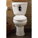 Munzur Kedi Klozet Kapağı Ve Banyo Sticker Seti