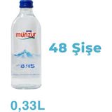 Munzur Su Cam Şişe 330 Ml 12 X 4 Koli (Toplam 48 Şişe)