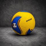 Muon Sports Çocuklar Için Evde ve Bahçede Oynamalık No:5 Kauçuk Nostaljik Futbol Oyun Topu - Mavi