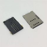 MUP-C720 6 Pin Sim Kart Soketi SIM Holder Push-Push Smd Tip 2.54