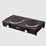 Mupa 2020 Çift Gözlü 1000 - 1500 W Siyah Elektrikli Set Üstü Ocak