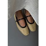 Mupa Shoes Kadın Hasır Babet SİYAH