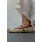 Mupa Shoes Kadın Hasır Babet TABA