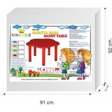 Mupark Çocuk Aktivite Masası - Anaokulu Masa - Kreş Masa - Çocuk Masa - Oyun Masası - Plastik Ayaklı - Sarı