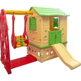 Mupark Çocuk Oyun Parkı - Çocuk Salıncak- Çocuk Kaydırak- Çocuk Oyun Evi - Anaokulu - Kreş - Çocuk Park Seti - Krem