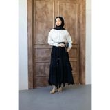 müqofficial Asimetrik Desen Etek - Siyah