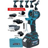 MUR-9019 5 Li Değişen Kafa Budama Testeresi Taşlama Darbeli Vidalama Kırıcı Hilti