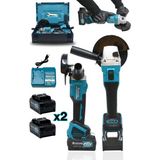 MUR-9301 21V 3AH Profesyonel Kömürsüz Motor 115MM Avuç Içi Şarjlı Taşlama Şarjlı Spiral