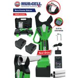 Mur-Cell 21 V 2 amper Dijital Göstergeli Şarjlı Boru Kesme Makası 40 mm Çap