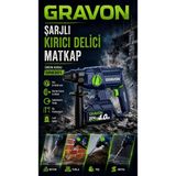 Mur-Cell Gravon Şarjlı Kırıcı Delici Matkap Hilti 20V 4AH