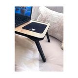 Murahze Axolotl Foldaway Telefon ve Tablet Bölmeli Katlanır Ayaklı Laptop Sehpası Notebook Bilgisayar Çalışma Masası