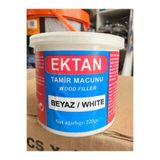 Murat İnşaat Beyaz -Ahşap Tamir Macunu -Duvar Tamir Dolgu Macunu -220gr. -EKTAN