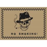 Murat No Smoking Figürlü Kağıt Oto Paspas 100 Adet 35 x 50 cm - Siyah