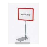 MURAT RAF A5 Çerçeve Ayaklı Turuncu Ürün Plastik ve Ördek Ayaklı Fiyat Etiket