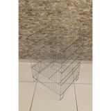 MURAT RAF Katlanır Havuz Sepet - Krom Kaplı Havuz Sepet 53x53 cm