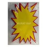 MURAT RAF Sarı Yıldız Fiyat Etiketi 35X25 cm 50 Adet Mağaza ,Bakkal ve Süpermarket Boş Yıldız Etiketi