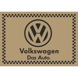Murat Wolksvagen Kağıt Oto Paspas 130GR. 100 Adet 35*50 Ebat - Kahverengi