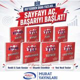 Murat Yayınları 2026-2027 Müfredat Tyt Tüm Dersler Dinamik Etkinlikler Yeni Nesil Testler Öğrencim Defter Kitap Konu 8 Li Kitap Set