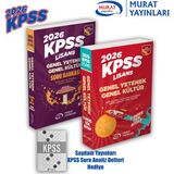 Murat Yayınları 2026 Kpss Lisans 5 Ders Tek Kitap Soru Bankası - 5 Ders Tek Kitap Konu Anlatımlı|2'li Set