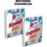 Murat Yayınları 2026 Yeni Baskı 9.sınıf Biyoloji - Coğrafya Öğrencim Defteri | 2'li Set