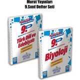 Murat Yayınları 2026 Yeni Baskı 9.sınıf Edebiyat - Biyoloji Öğrencim Defteri | 2'li Set