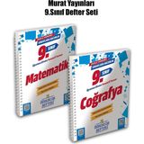 Murat Yayınları 2026 Yeni Baskı 9.sınıf Matematik - Coğrafya Öğrencim Defteri | 2'li Set