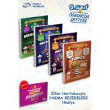 Murat Yayınları 5.Sınıf Türkçe - Matematik - Fen Bilimleri - Sosyal Bilgiler Öğrencim Defteri| 4'lü Set