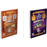 Murat Yayınları 8. Sınıf Öğrencim Defterleri Türkçe- Matematik Set.