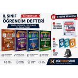 Murat Yayınları Lgs Öğrenci Defterim Seti 4 Kitap-Lgs 1.Dönem Tüm Dersler Soru Bankası,Lgs 3'Lü Deneme Seti Ve Telefon Standı Hediye!!