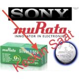 Murata 10 Adet Saat Pili SR626SW 377 Ag4 LR626 1,5 V Gümüş Pil Tipi Yüksek Performans
