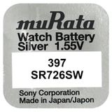 Murata 397 SR726SW 10'lu Saat Pili