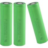 Murata Sony Vtc6 18650 3.7V 3000 Mah Li-Ion Şarj Edilebilir Pil 3 Adet (Başlıksız Flat Top) - 3'lü
