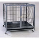 Muratech Dayang Köpek Kafesi Galveniz TEKER.95X57X87 - Siyah