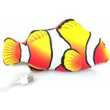 Muratech Eastland USB Li Dans Eden Peluş Palyaço Balığı 30CM - Kahverengi